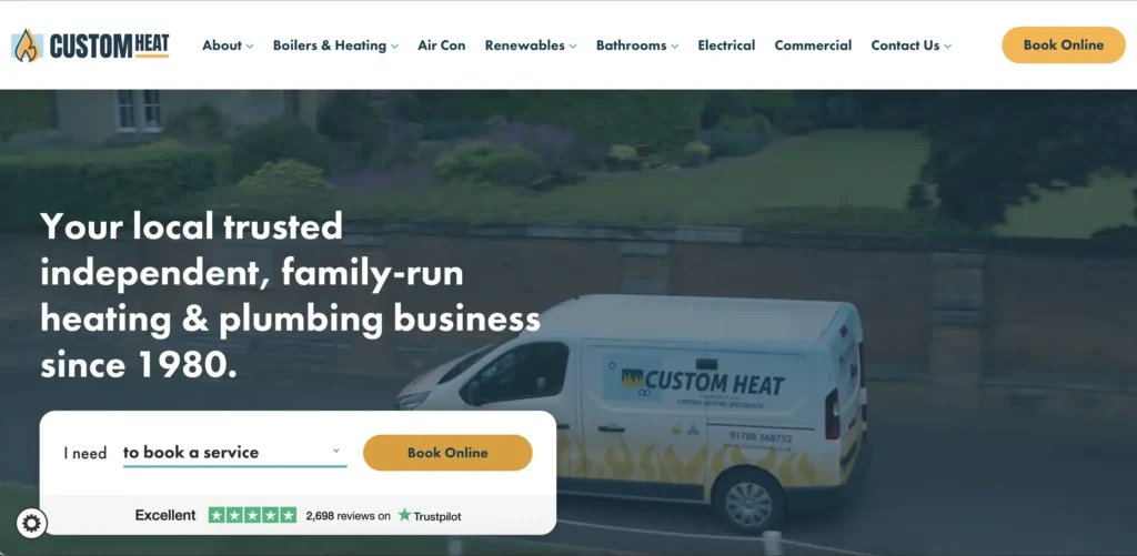 Custom Heat Limited Website